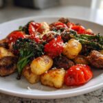Sheet Pan Crispy Gnocchi With Sausage