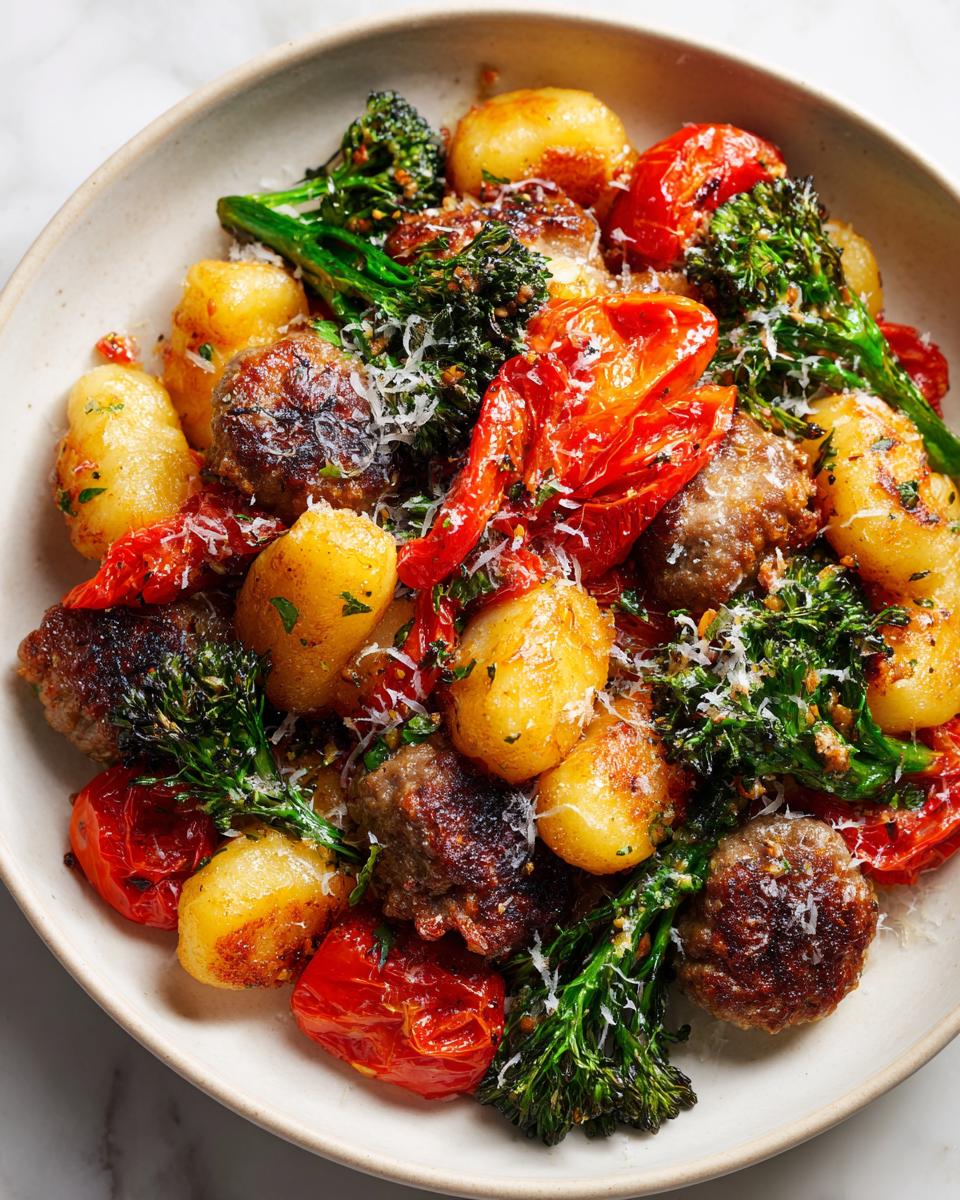 Sheet Pan Crispy Gnocchi With Sausage - detail 3