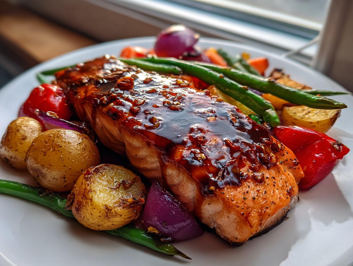 Master Sheet Pan Honey Garlic Salmon in 45 mins