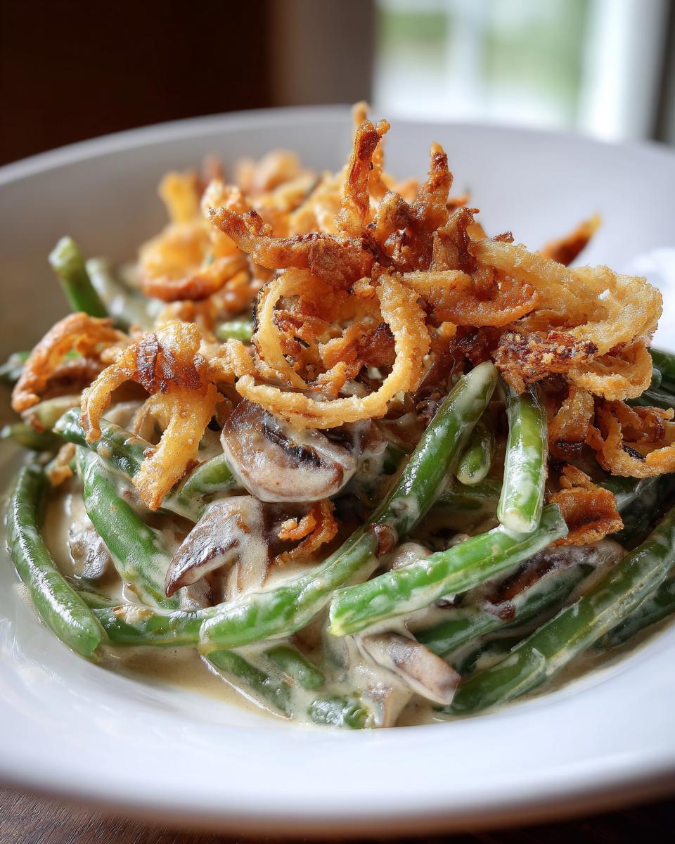 Southern Green Bean Casserole - detail 1