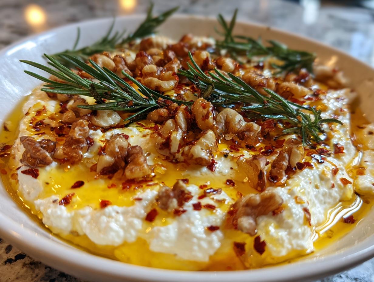 Spicy Ricotta Dip: 10-Min AMAZING Kick