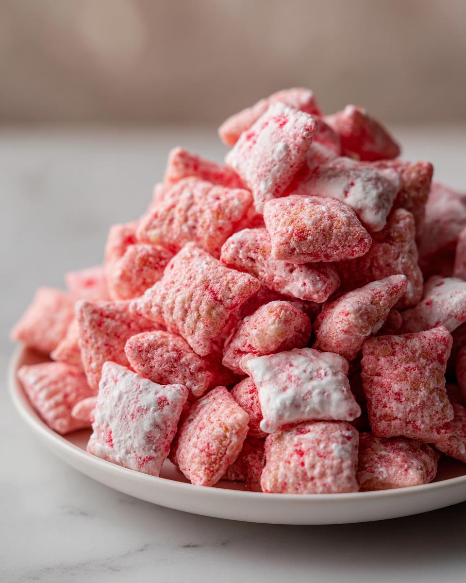 Easy Strawberry Shortcake Puppy Chow Delight 4 Strawberry Shortcake Puppy Chow - detail 1