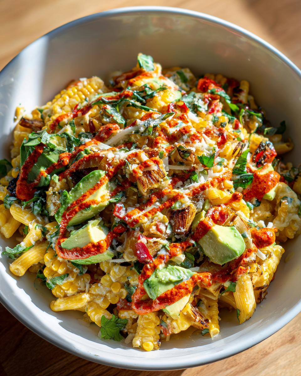 Street Corn Pasta Salad - detail 1