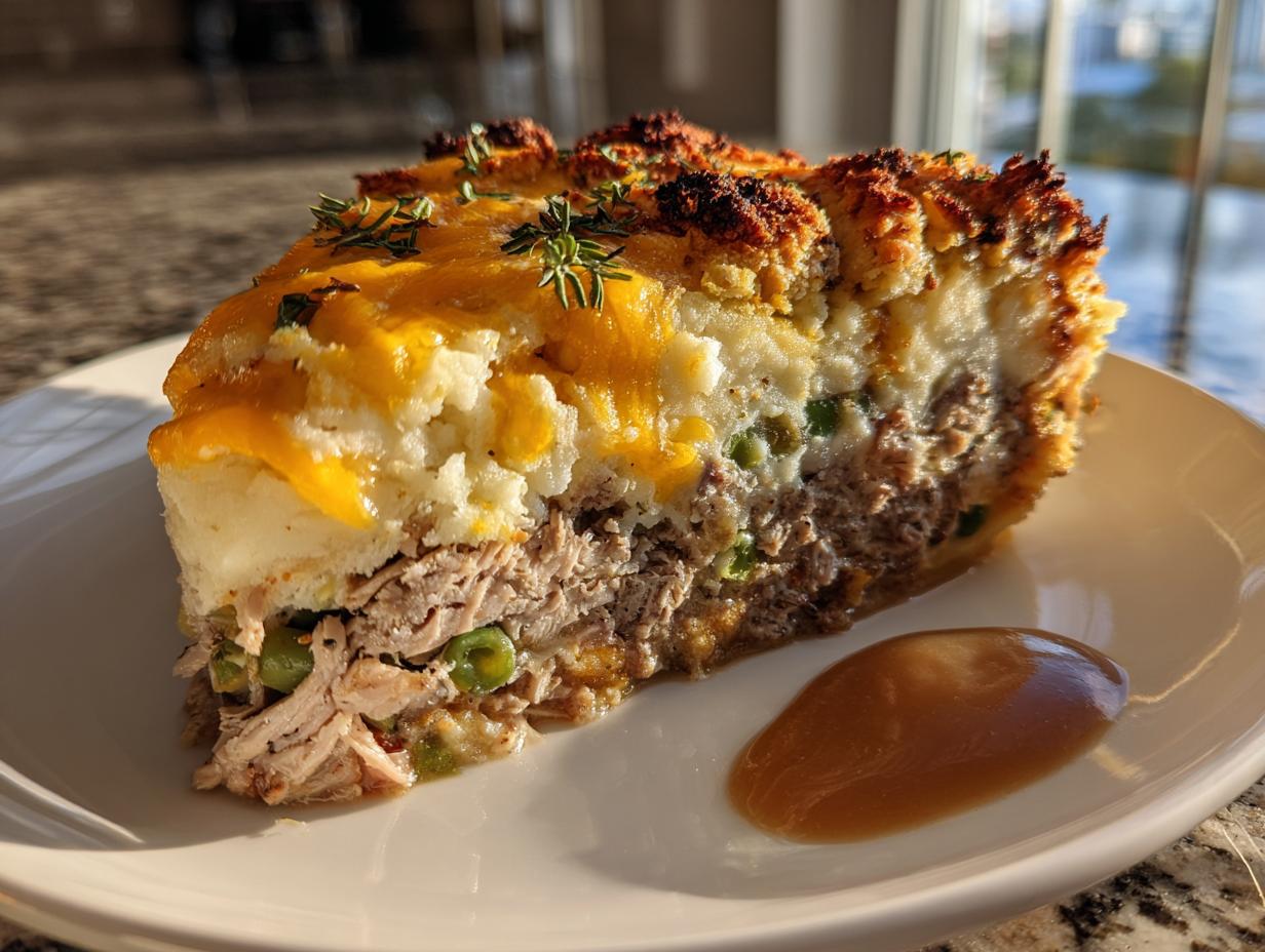 Amazing 1-Step Thanksgiving Leftover Casserole