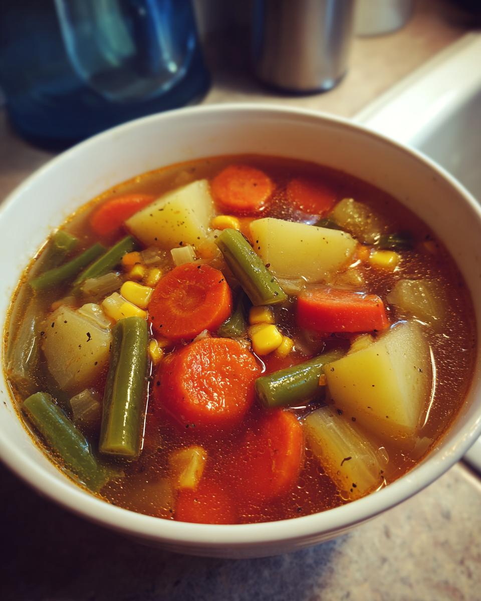 Vegetable Soup - detail 2