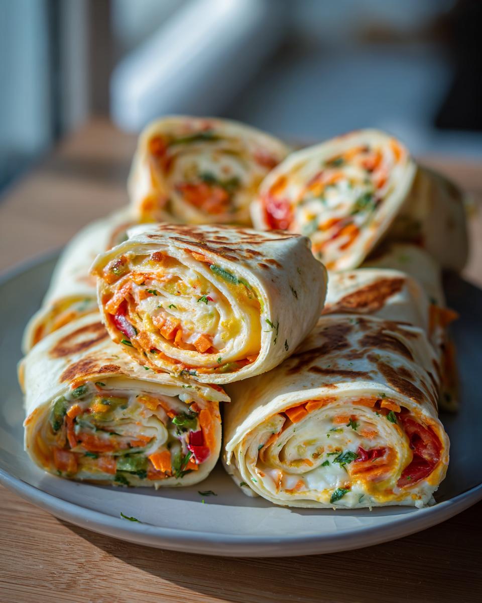 Vegetable Tortilla Roll Ups - detail 1