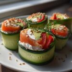Viral Cucumber Cream Cheese Sushi