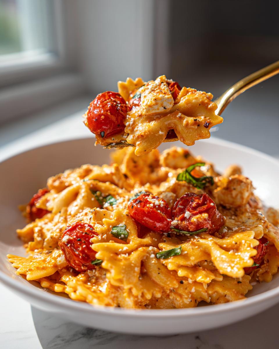 Viral Garlic Butter Baked Feta Pasta - detail 1