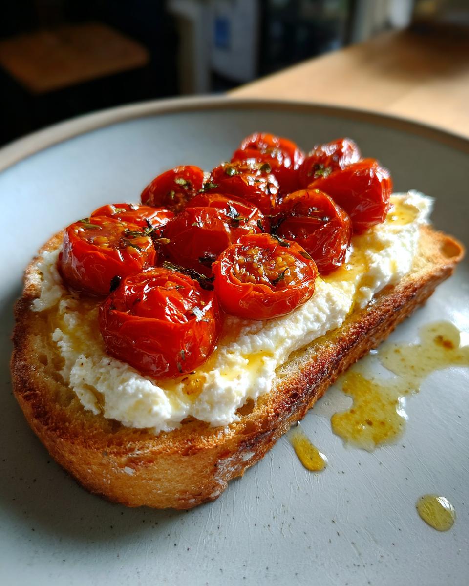 Whipped Feta & Roasted Cherry Tomato Toast - detail 1
