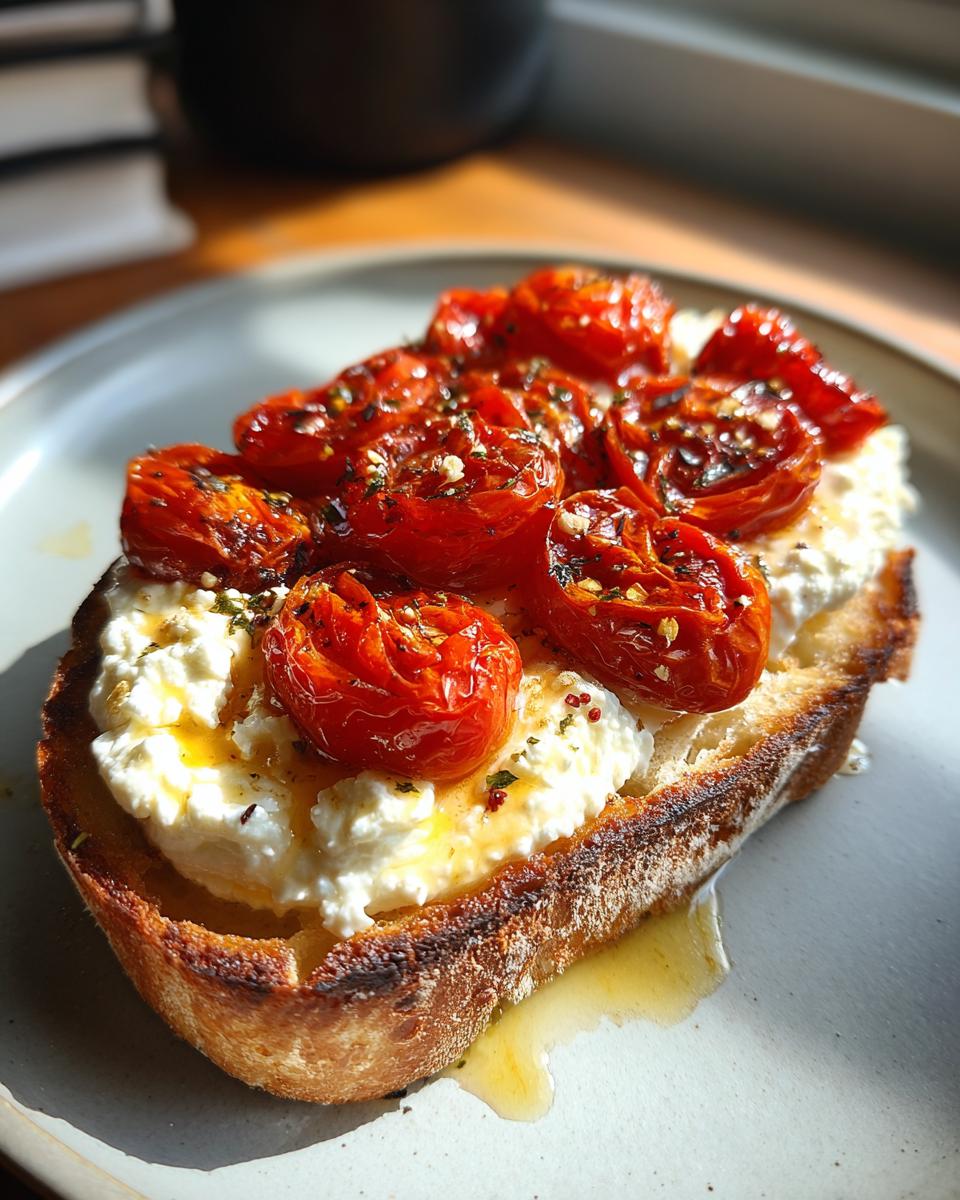 Whipped Feta & Roasted Cherry Tomato Toast - detail 2