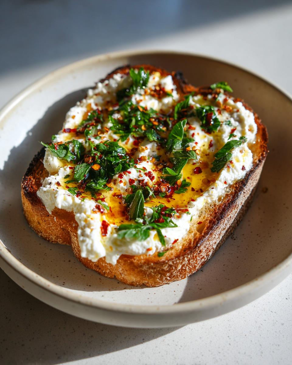 Stunning 11-Min Whipped Ricotta & Hot Honey Dip 5 Whipped Ricotta Cheese & Hot Honey Dip - detail 2
