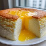 Yuzu Glazed Japanese Cheesecake​