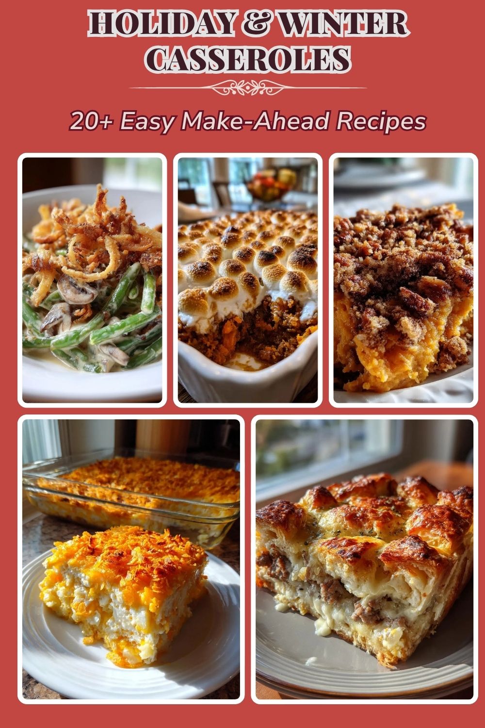 Holiday & Winter Casseroles: Easy Make-Ahead Recipes That Feed a Crowd