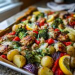 30-Minute Sheet Pan Pesto Chicken