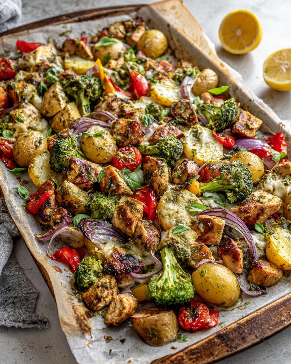 Secret 30-Minute Sheet Pan Pesto Chicken Hack 5 30-Minute Sheet Pan Pesto Chicken - detail 2