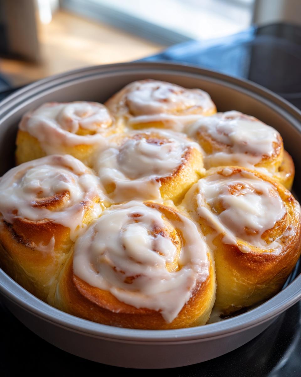 Air Fryer Fluffy Lemon Sweet Rolls - detail 1