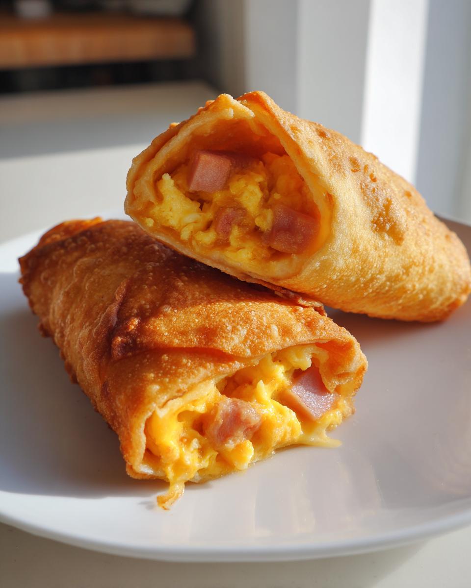 Air-Fryer Ham and Cheese Egg Rolls - detail 1