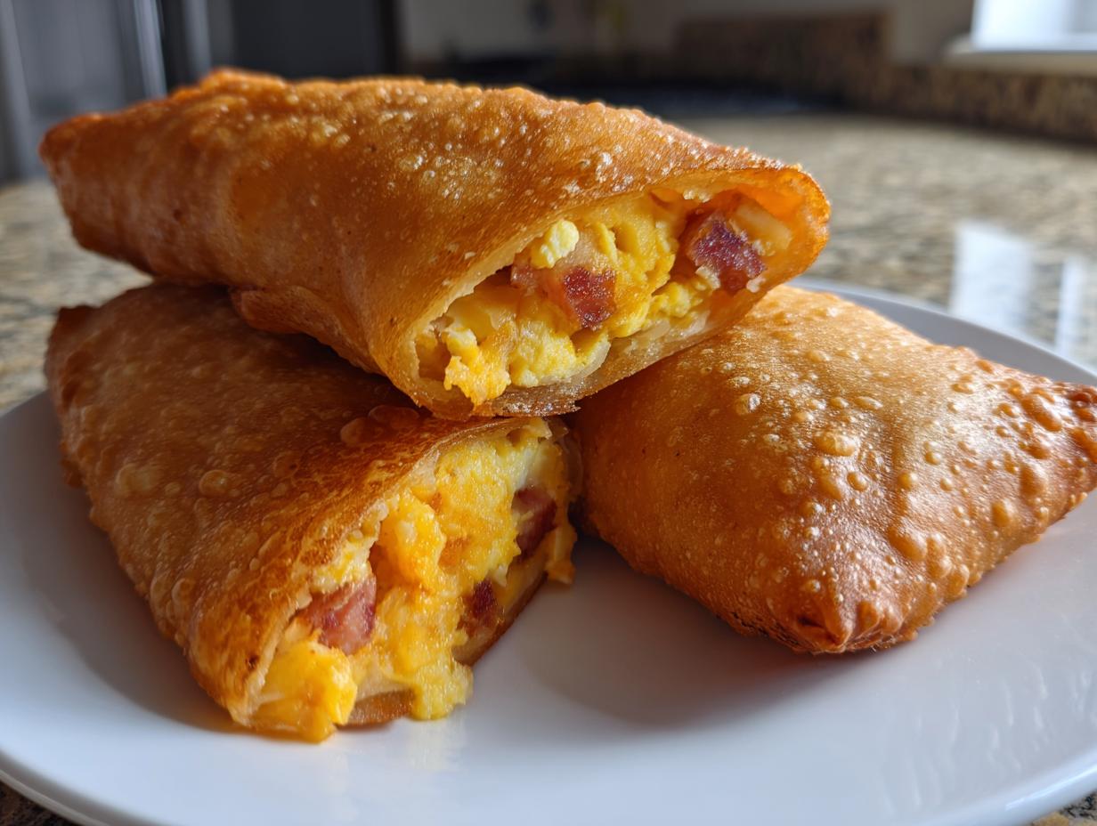 Air-Fryer Ham and Cheese Egg Rolls - detail 2