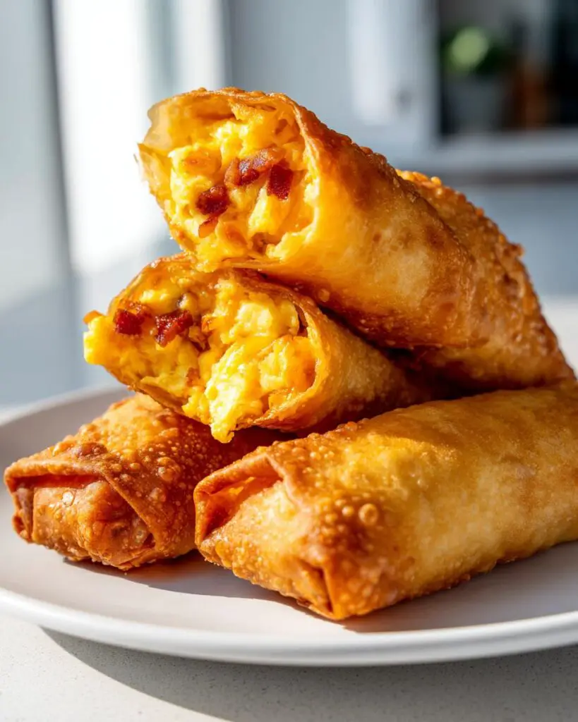 Air-Fryer Ham and Cheese Egg Rolls