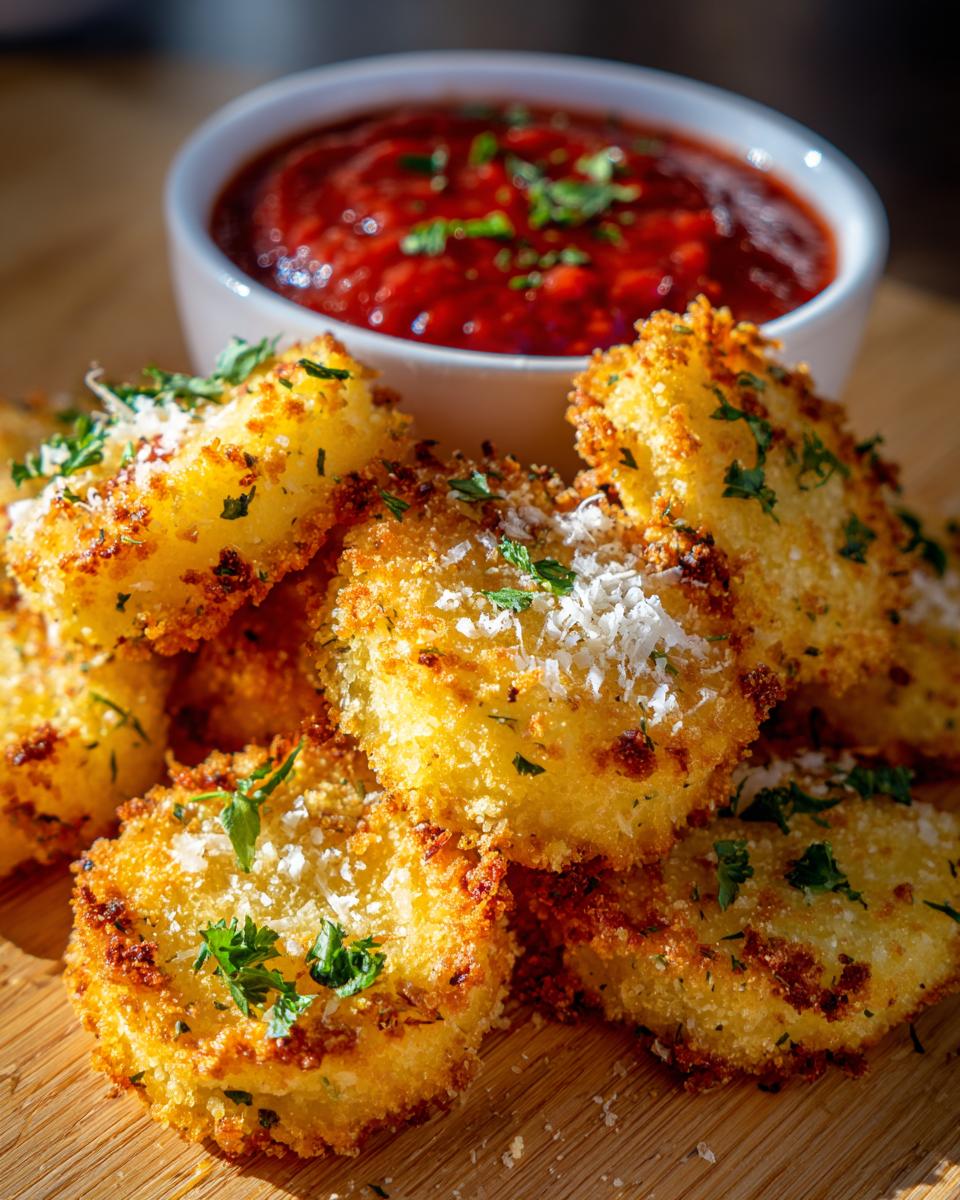 Air fryer ravioli - detail 1