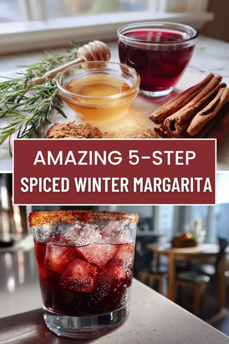 Amazing 5-Step Spiced Winter Margarita
