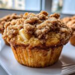 Apple Muffins with Cinnamon Crumble