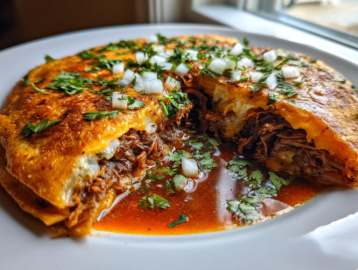 Shocking 8-Hour Beef Birria Quesadillas Success