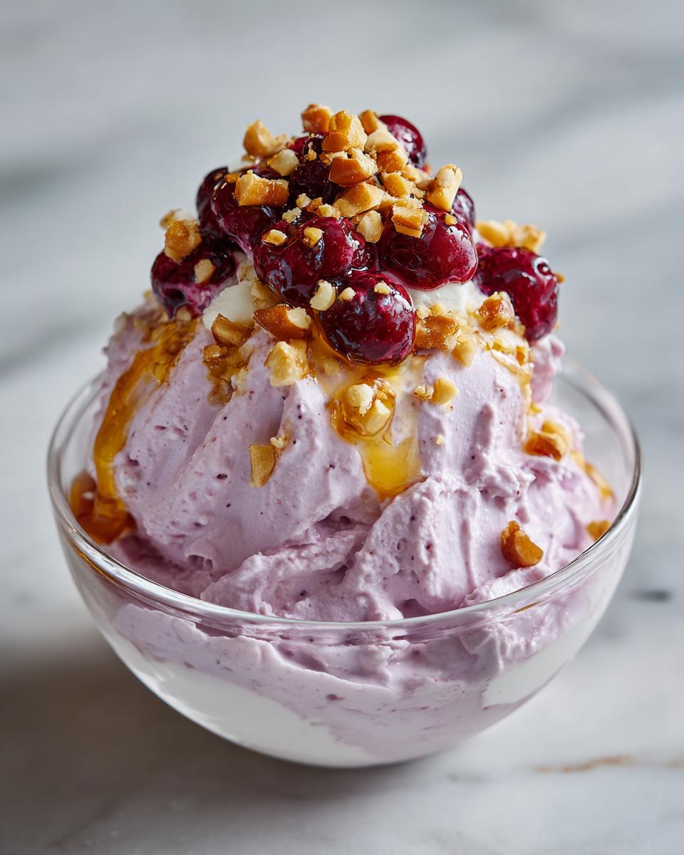 Berry Mousse with Cottage Cheese - detail 2