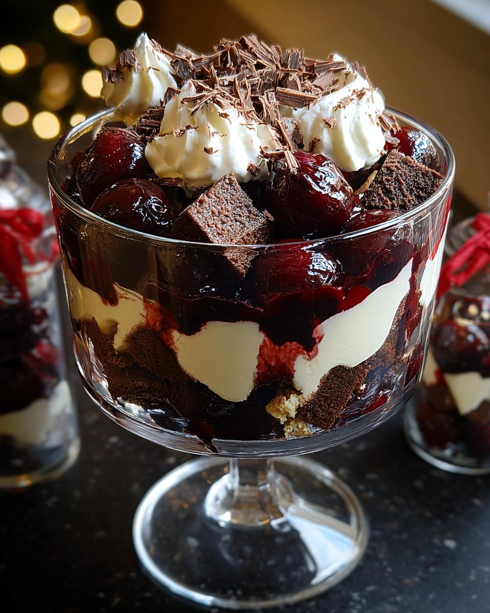 Stunning Black Forest Trifle for Holidays 1 4 Black Forest Trifle for Holidays - detail 1