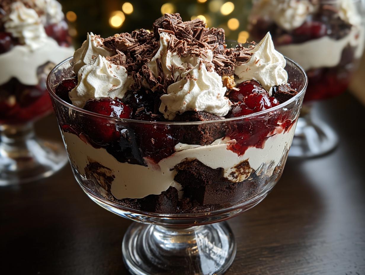 Stunning Black Forest Trifle for Holidays 1