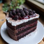 Blackberry Velvet Gothic Cake