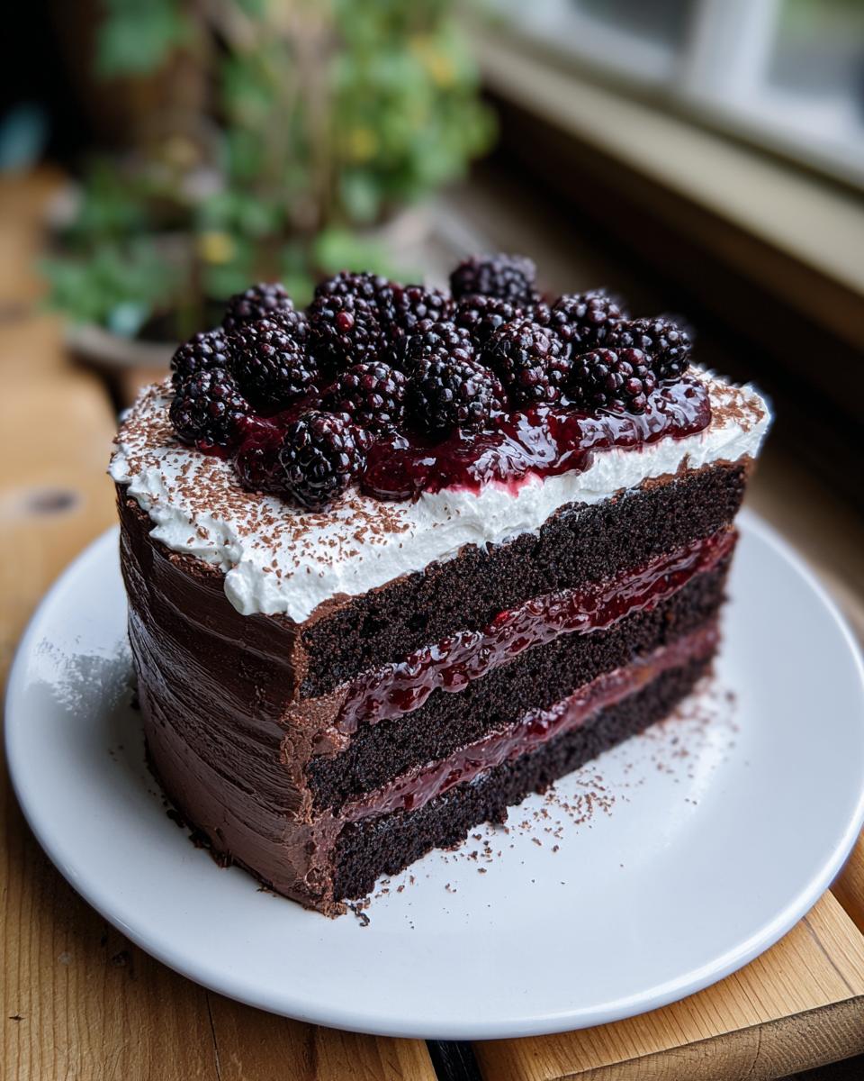 Blackberry Velvet Gothic Cake: 5 Amazing Steps