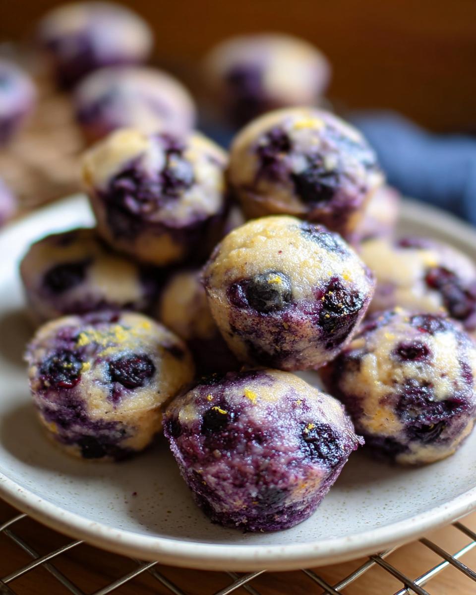 Blueberry and Lemon Zest Cottage Cheese Bites - detail 2