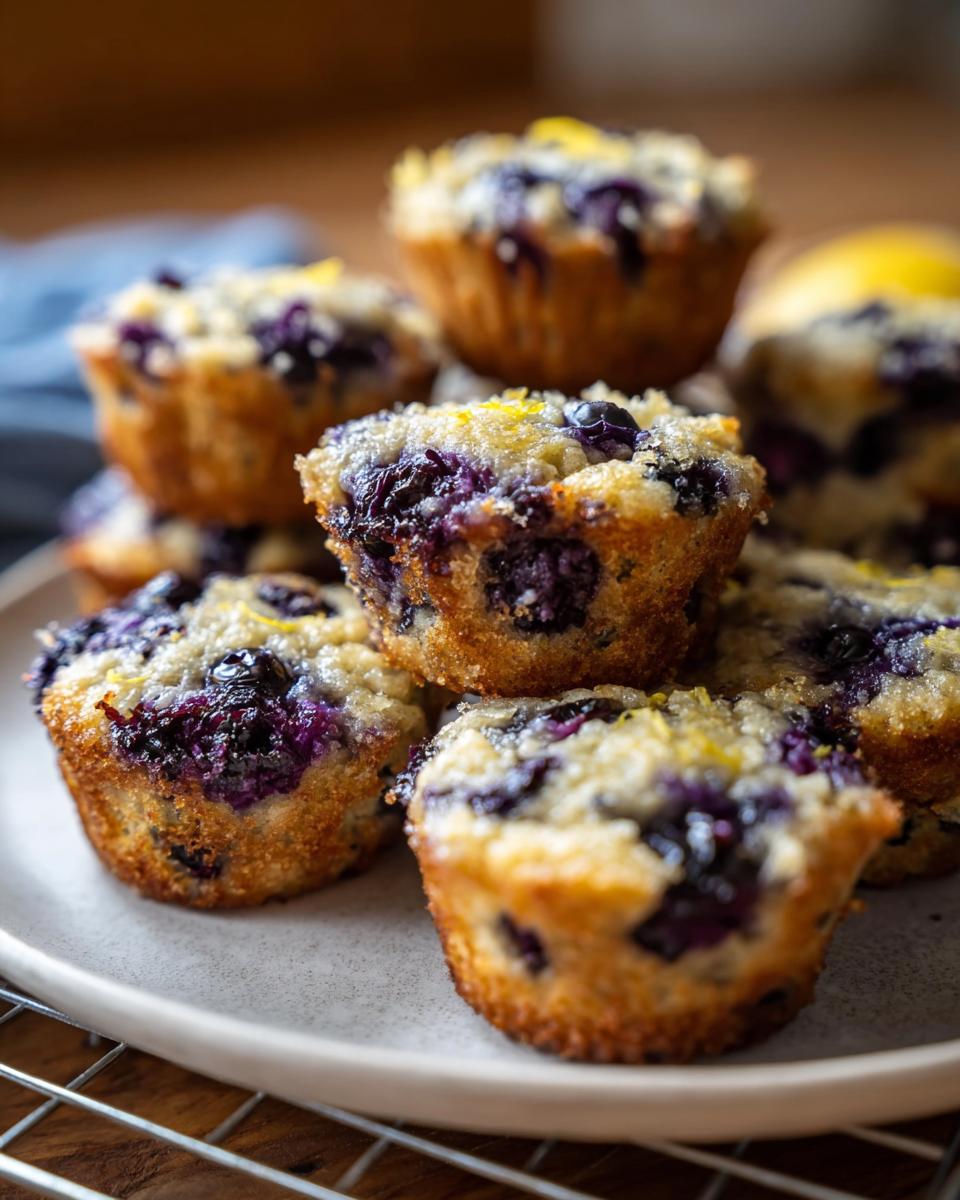 Blueberry and Lemon Zest Cottage Cheese Bites - detail 1