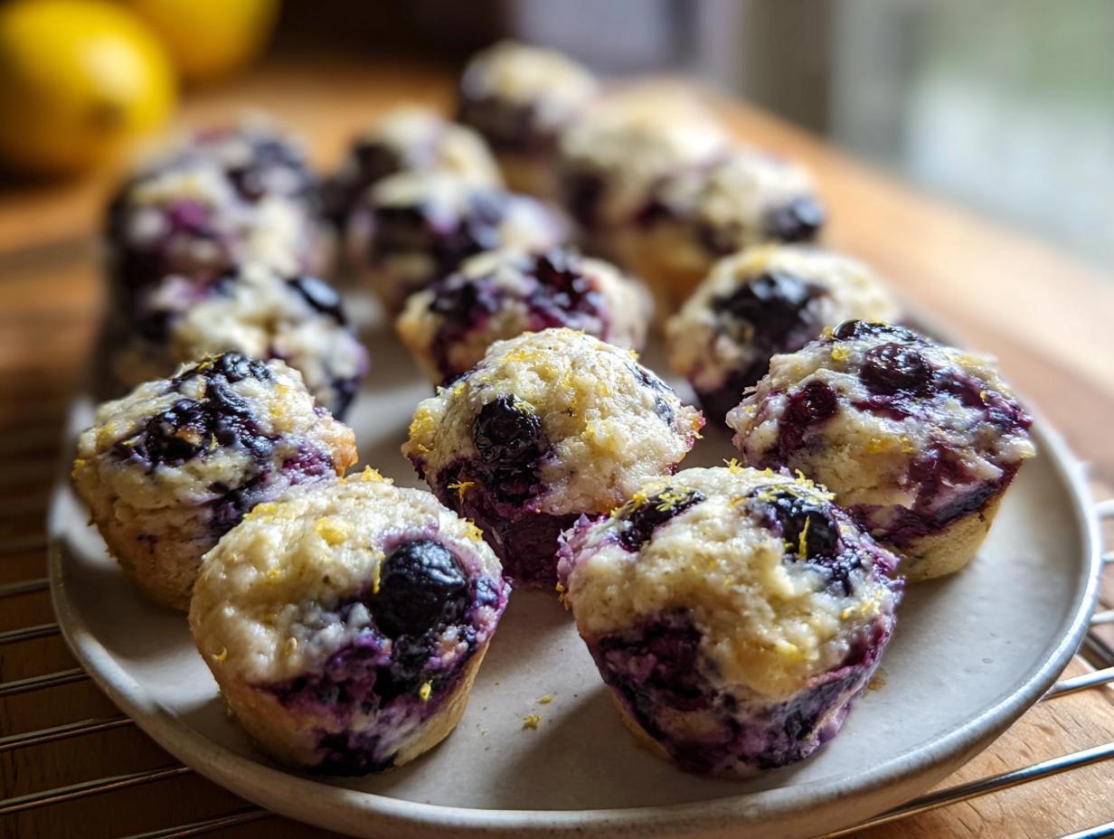 Amazing 24 Blueberry Lemon Zest Bites