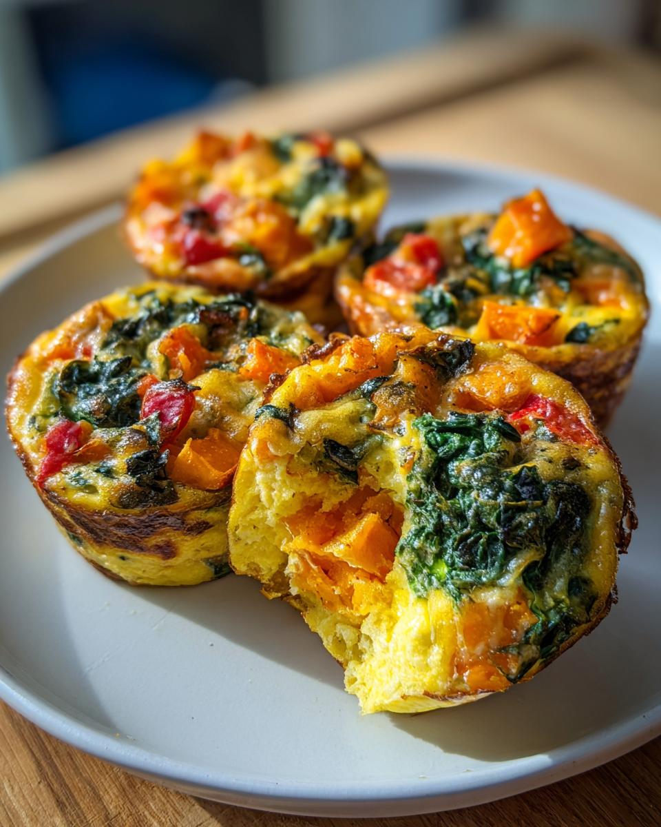 Breakfast Egg Muffins: 1 Amazing Recipe 4 Breakfast Egg Muffins with Winter Veggies - detail 1