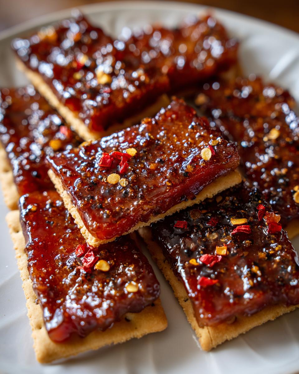 Candied beef bacon crackers - detail 1