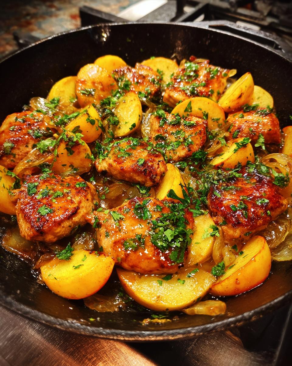 Candy apple chicken - detail 1