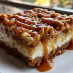 Caramel Apple Cheesecake Bars​