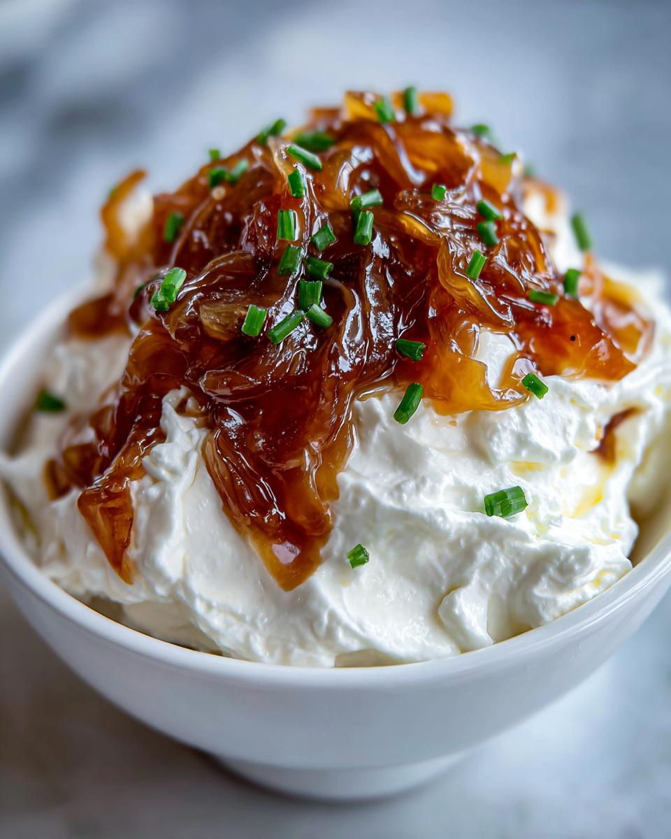 Amazing 25-Minute Caramelized Onion Whipped Goat Cheese Dip 5 Caramelized Onion Whipped Goat Cheese Dip - detail 2
