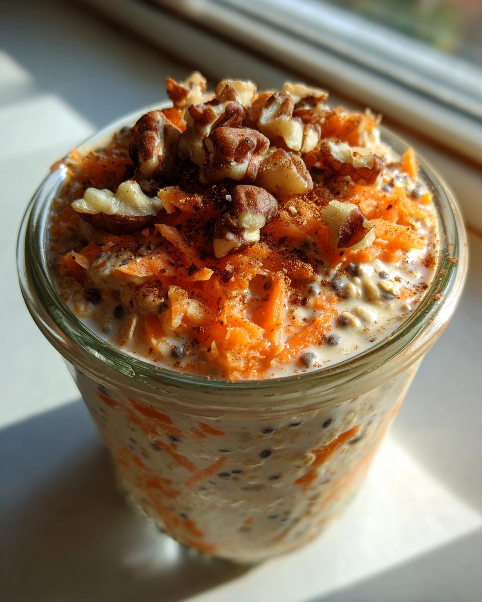 Carrot Cake Overnight Oats - detail 1