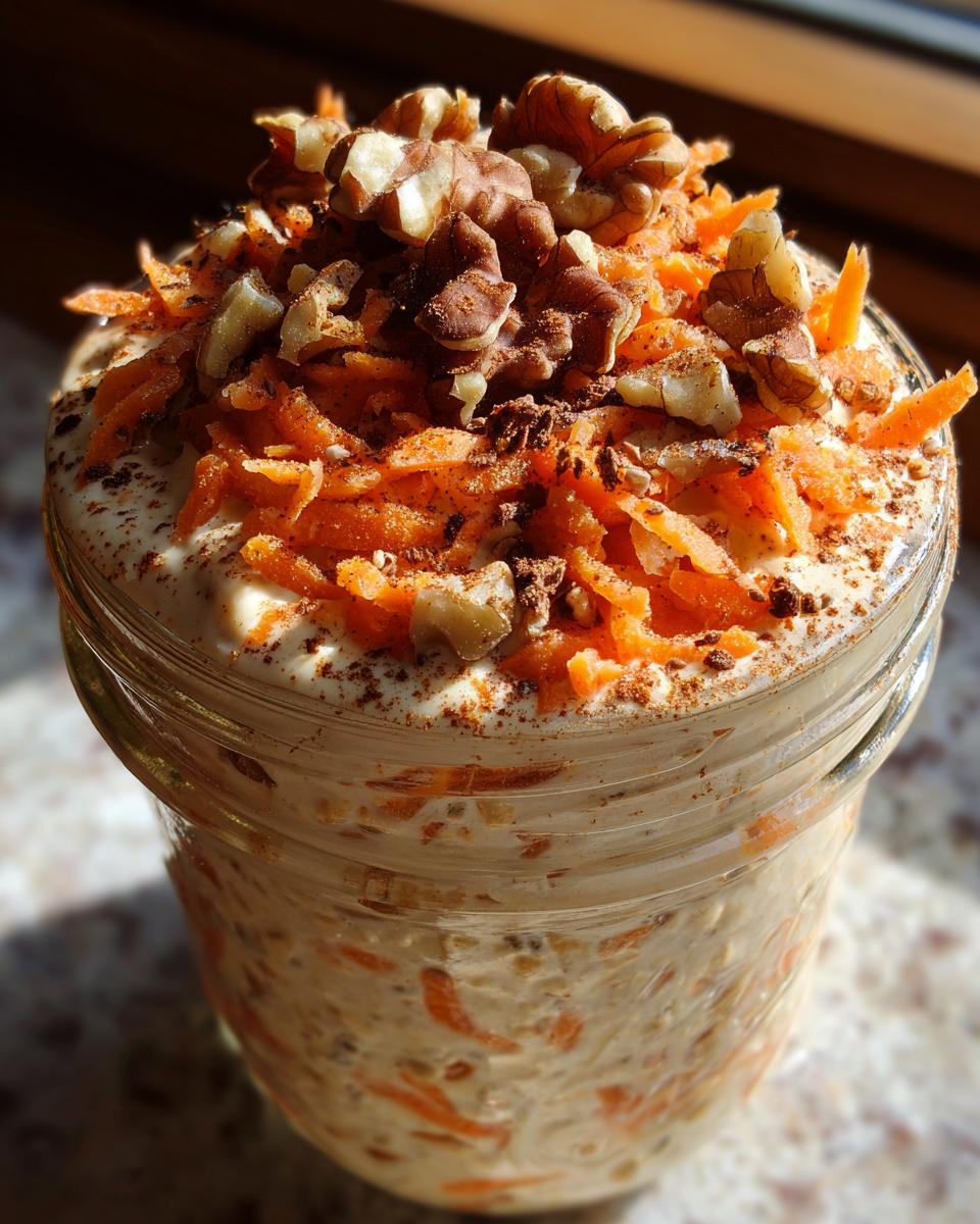 Carrot Cake Overnight Oats - detail 2