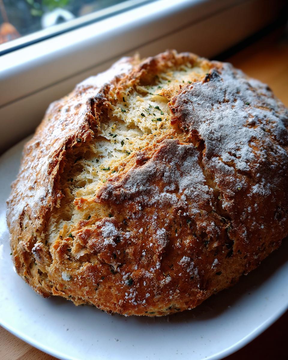 Cheddar and Herb Soda Bread - detail 1
