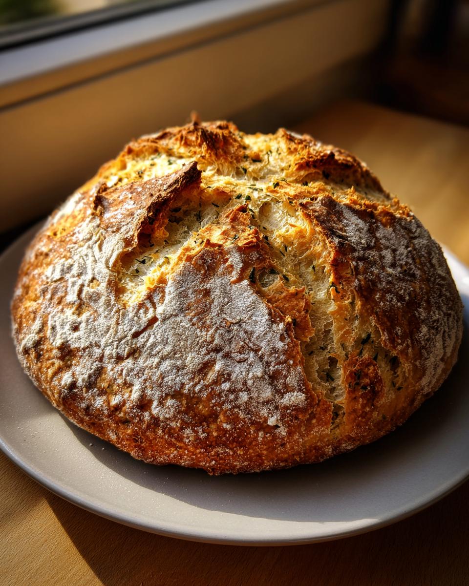 Cheddar and Herb Soda Bread - detail 2