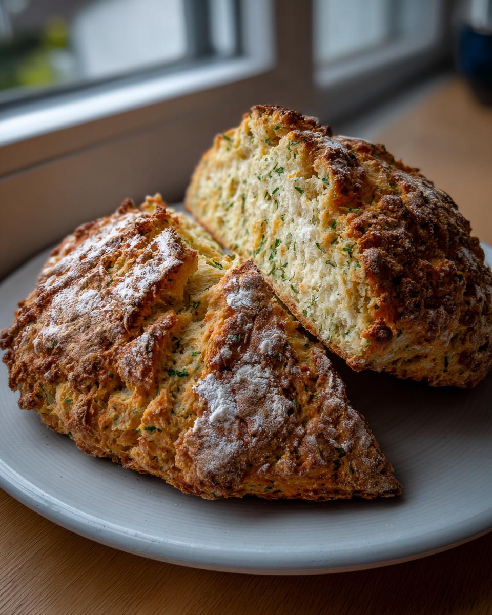 Cheddar and Herb Soda Bread - detail 3