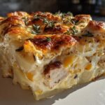 Cheesy Scalloped Potatoes with Chicken