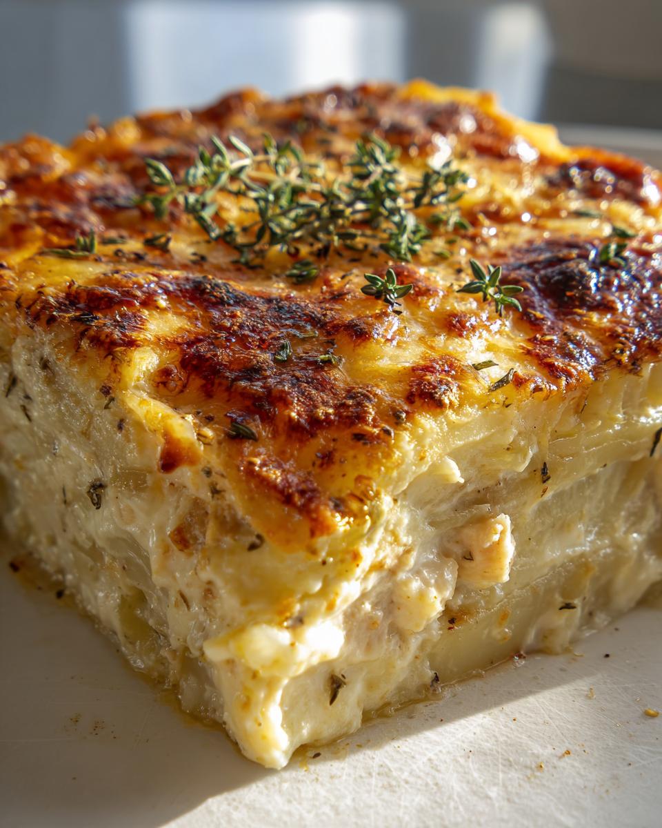 Cheesy Scalloped Potatoes with Chicken - detail 2