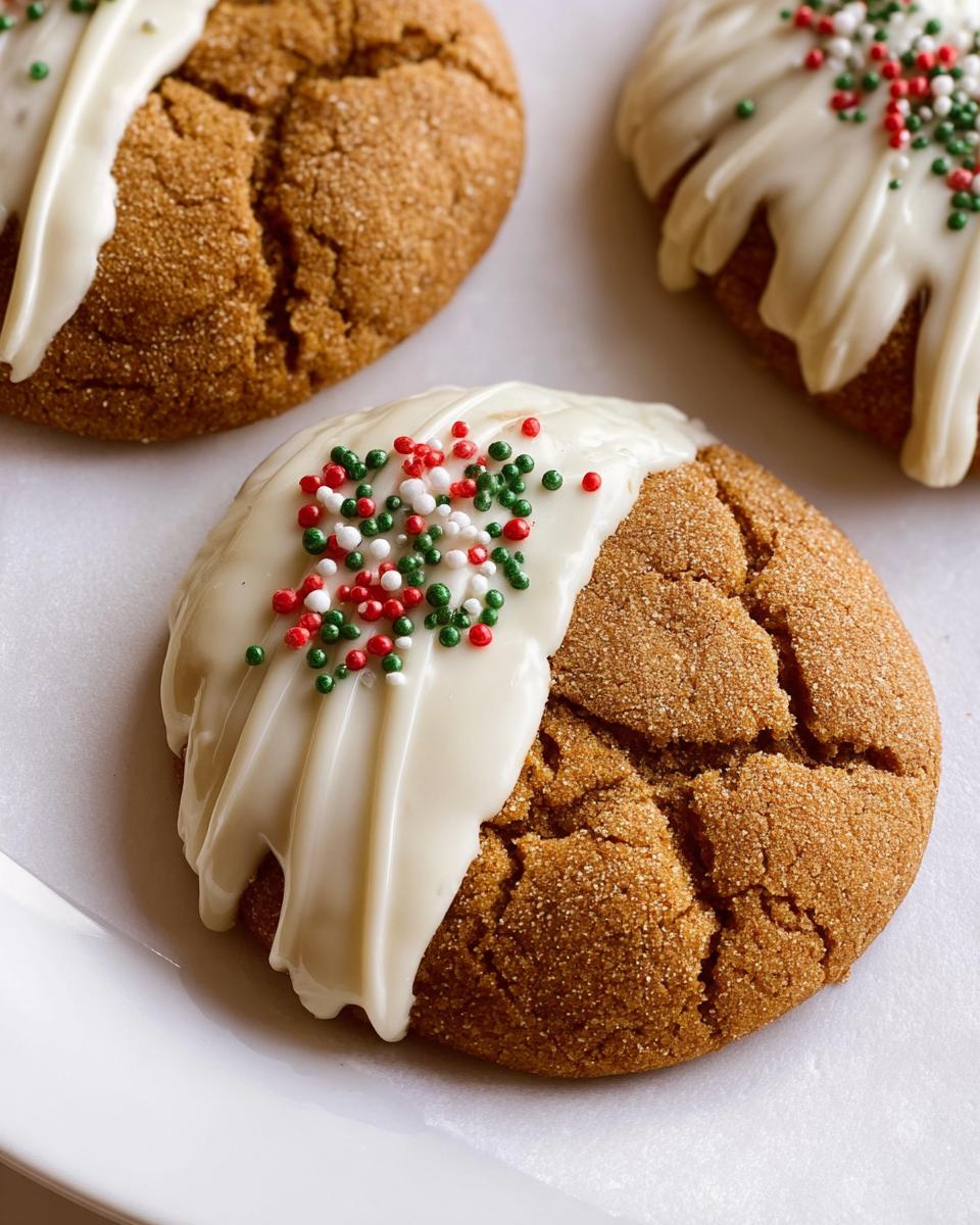 Chewy Maple Cinnamon Cookies with White Chocolate - detail 1