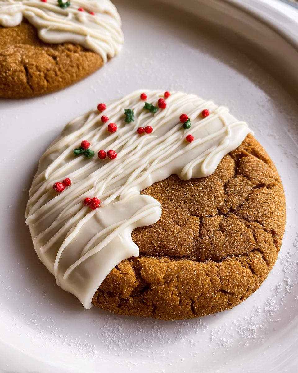 Chewy Maple Cinnamon Cookies with White Chocolate - detail 1