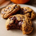 Chewy Pumpkin Chocolate Chip Cookies